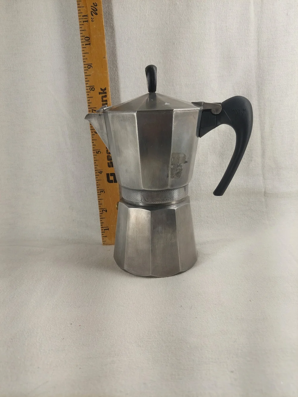G.A.T. Aluminum Stovetop Moka Pot Espresso Maker - 6 Cup